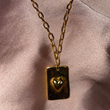 NECKLACE | love stamp