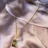 NECKLACE | love stamp